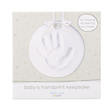 Load image into Gallery viewer, Pearhead Little Pear Baby Print Hanging Keepsake - White