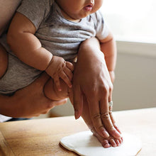 Load image into Gallery viewer, Pearhead Little Pear Baby Print Hanging Keepsake - White