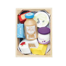 Load image into Gallery viewer, Le Toy Van Wooden Market Crate - Cheese & Dairy