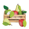 Le Toy Van Wooden Market Crate - Orchard Fruits