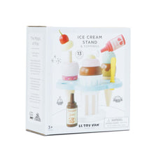 Load image into Gallery viewer, Le Toy Van Wooden Ice Cream Stand & Toppings