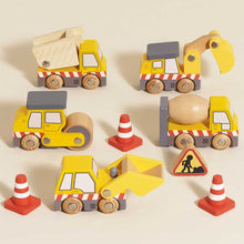 Load image into Gallery viewer, Le Toy Van Wooden Construction Vehicles