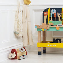 Load image into Gallery viewer, Le Toy Van Wooden Tool Box & Tools