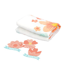 Load image into Gallery viewer, Pearhead Watch Me Grow Photo Blanket - Floral