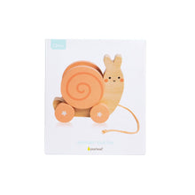 Load image into Gallery viewer, Pearhead Snail Wooden Pull Toy