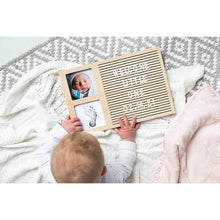 Load image into Gallery viewer, Pearhead Babyprints Letterboard Frame - Natural