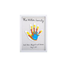 Load image into Gallery viewer, Pearhead Clear Family Print Frame - White