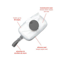 Load image into Gallery viewer, Skip Hop Grab & Go Snug Seal Wipes Case - Grey