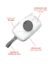 Load image into Gallery viewer, Skip Hop Grab & Go Perfect Snug Seal Wipes Case - Grey