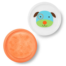 Load image into Gallery viewer, Skip Hop Zoo Smart Serve Non Slip Plates - Dog