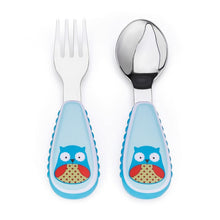 Load image into Gallery viewer, Skip Hop Zoo Utensils Fork & Spoon - Owl