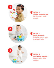 Load image into Gallery viewer, Skip Hop Explore & More Dinosaur 3-in-1 Musical Pull Toy