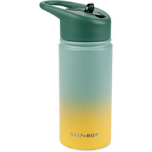 Load image into Gallery viewer, Skip Hop Wander Stainless Steel Water Bottle - Ombre Green