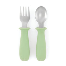 Load image into Gallery viewer, Skip Hop Besties Squad Fork & Spoon Set - Green