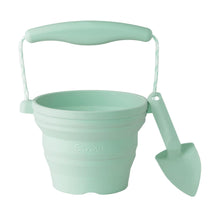 Load image into Gallery viewer, Scrunch Seedling Pot with Trowel - Spearmint