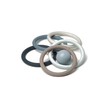 Load image into Gallery viewer, Scrunch Silicone Quoits - Scandi Grey