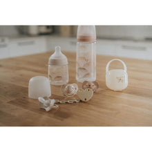 Load image into Gallery viewer, Suavinex Jewel Chain Soother Clip Heart - Spread Joy Golden