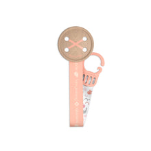 Load image into Gallery viewer, Suavinex Memories Button Soother Clip With Ribbon - Pink