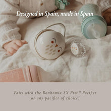 Load image into Gallery viewer, Suavinex Duo Soother Case - Bonhomia Owl Pink