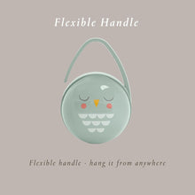 Load image into Gallery viewer, Suavinex Duo Soother Case - Bonhomia Owl Green