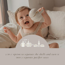 Load image into Gallery viewer, Suavinex Duo Soother Case - Bonhomia Owl Beige