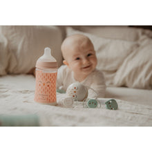 Load image into Gallery viewer, Suavinex Soother Clip with Ribbon - Bonhomia Owl Pink