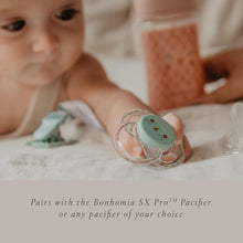Load image into Gallery viewer, Suavinex Soother Clip with Ribbon - Bonhomia Owl Green