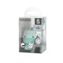 Load image into Gallery viewer, Suavinex Soother Clip with Ribbon - Bonhomia Owl Green