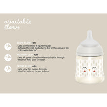 Load image into Gallery viewer, Suavinex 150ml Polyamide Premium Bottle with Slow Flow SX Pro Physiological Silicone Teat - Bonhomia Feather Green