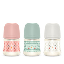 Load image into Gallery viewer, Suavinex 150ml Polyamide Premium Bottle with Slow Flow SX Pro Physiological Silicone Teat - Bonhomia Feather Green