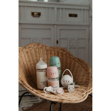 Load image into Gallery viewer, Suavinex 360ml Polyamide Premium Bottle with Medium Flow SX Pro Physiological Silicone Teat - Bonhomia Feather Pink