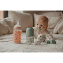 Load image into Gallery viewer, Suavinex 360ml Polyamide Premium Bottle with Medium Flow SX Pro Physiological Silicone Teat - Bonhomia Feather Pink