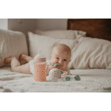 Load image into Gallery viewer, Suavinex 360ml Polyamide Premium Bottle with Medium Flow SX Pro Physiological Silicone Teat - Bonhomia Feather Beige