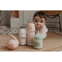 Load image into Gallery viewer, Suavinex 360ml Polyamide Premium Bottle with Medium Flow SX Pro Physiological Silicone Teat - Bonhomia Feather Beige