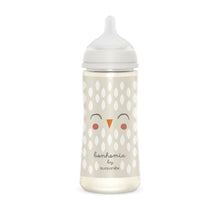 Load image into Gallery viewer, Suavinex 360ml Polyamide Premium Bottle with Medium Flow SX Pro Physiological Silicone Teat - Bonhomia Feather Beige