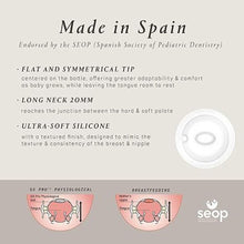 Load image into Gallery viewer, Suavinex 360ml Polyamide Premium Bottle with Medium Flow SX Pro Physiological Silicone Teat - Bonhomia Feather Beige