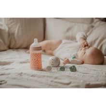 Load image into Gallery viewer, Suavinex 360ml Polyamide Premium Bottle with Medium Flow SX Pro Physiological Silicone Teat - Bonhomia Feather Beige