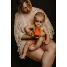 Load image into Gallery viewer, Suavinex Colour Essence All Silicone Bottle 240ml - Brick Red