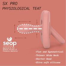 Load image into Gallery viewer, Suavinex Colour Essence All Silicone Soother with SX Pro Physiological Teat 0-6M - Brick Red