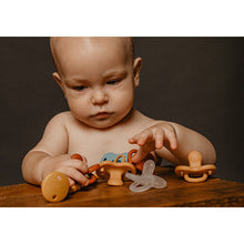 Load image into Gallery viewer, Suavinex Colour Essence All Silicone Soother with SX Pro Physiological Teat 0-6M - Brick Red