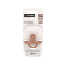 Load image into Gallery viewer, Suavinex Colour Essence All Silicone Soother with SX Pro Physiological Teat 0-6M - Brick Red