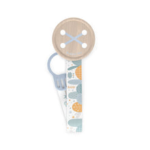 Load image into Gallery viewer, Suavinex Dreams Button Soother Clip With Ribbon - Blue