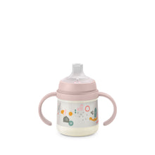 Load image into Gallery viewer, Suavinex A Walk In The Park 150ml Non Spill Spout Bottle With Handles 6+months - Pink