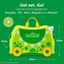 Load image into Gallery viewer, Trunki Ride On Luggage - Dudley the Dinosaur