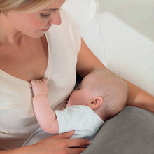 Load image into Gallery viewer, Theraline Plushy Moon Cuddle & Nursing Pillow - Taupe