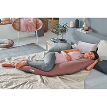 Load image into Gallery viewer, Theraline The Original Maternity and Nursing Pillow - Melange Rosewood Bamboo