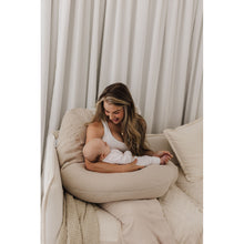 Load image into Gallery viewer, Theraline Muslin Maternity & Nursing Pillow - Sand Beige