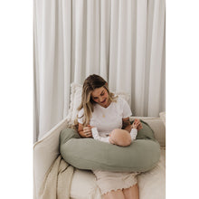 Load image into Gallery viewer, Theraline Muslin Maternity & Nursing Pillow - Sage