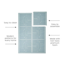Load image into Gallery viewer, Toddlekind Prettier Puzzle Playmat - Linear - Mineral