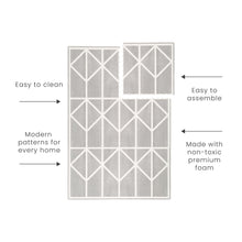 Load image into Gallery viewer, Toddlekind Prettier Puzzle Playmat - Nordic - Pebble
